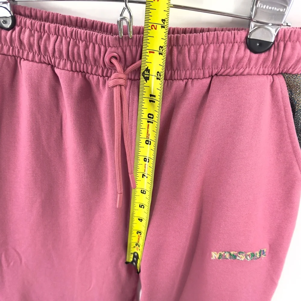 Missoni Wide Leg Sweatpants Womens Size Large Pink Lounge Comfy Pink Luxury